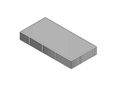 DITON Přídlažba 10 bílá